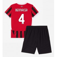 AC Milan Ismael Bennacer #4 Replica Home Minikit 2024-25 Short Sleeve (+ pants)